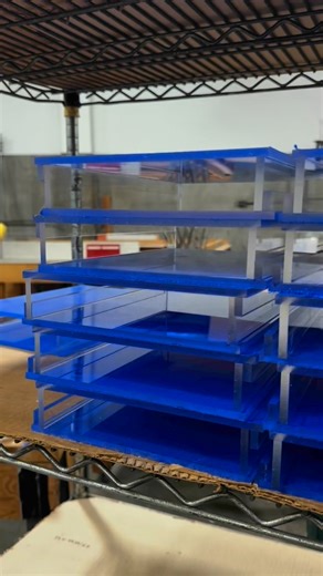 A fresh batch of custom acrylic pieces is almost ready to go! Just waiting on a few final touches before heading out the door. #tapplastics #customfabrication #acrylicdesign #acrylic #plastic #bayarea #pnw | TAP Plastics | Facebook