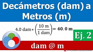 Convertir Dam A Metros - Estudiar
