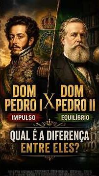 WHAT IS THE DIFFERENCE BETWEEN DOM PEDRO I AND DOM PEDRO II? #historicalcuriosities #history