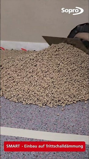 Sopro SMART®-System - Einbau auf Trittschalldämmung