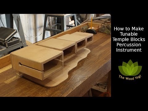 How to Make Tunable Temple Blocks - Percussion - Musical Instrument