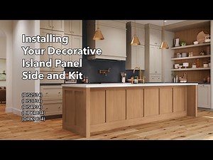 Installing Your Decorative Island Side and Panel Kit