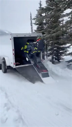 Snowmobile FAIL #shorts