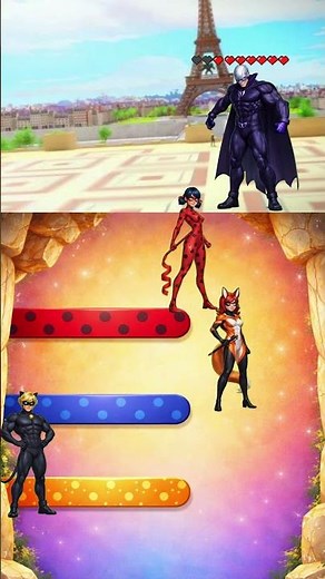 Ladybug and Cat Noir vs Hawk Moth Boss Fight #shorts #fyp #viral #trending