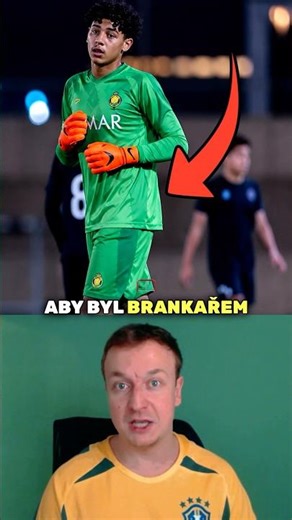 Jak Ronaldo Zablokoval Šance Cristiana Jr. Být Brankařem ❌😱 #fotbal