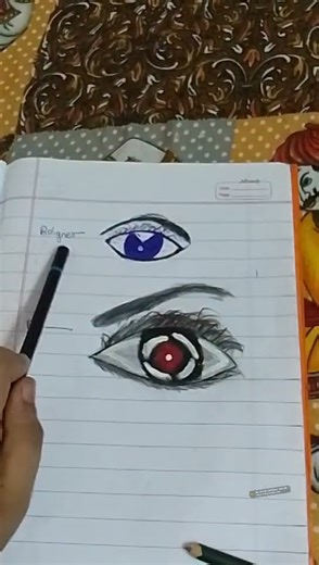 Making eye drawing of beginner Pro hacker#shorts #drawing #hacker😎😎😎😎