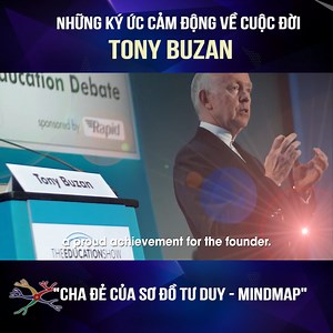 Những hình ảnh đặc biệt đã được phát trong lễ khai mạc Chung kết Cuộc thi Sơ đồ tư duy 2022 vừa qua, để tưởng nhớ đến một người thầy đáng kính Người tạo ra mindmap với hơn 250 triệu người dùng trên toàn thế giới Người đạt danh hiệu người có trí thông minh sáng tạo cao nhất thế giới (Creativity IQ) Người luôn trăn trở cho việc học của nhân loại Đã tạo ra 92 đầu sách về não bộ và kỹ năng tư duy xuất bản ở 125 quốc gia... Một người truyền cảm hứng Một người dịu dàng, Không bao giờ làm tổn thương ai
