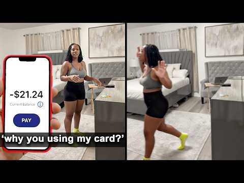 She Used Her Boyfriend's Debit Card For Her Baby Daddy Then Had A Meltdown When He Said This...