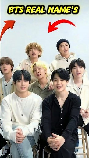 BTS Members Real Names Revealed! 😱 | Do you know them? #BTSArmy #Shorts