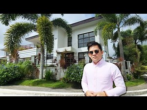 Tagaytay House Tour 974 ● Touring a Corner House Fully Fence and Furnished inside Exclusive Village