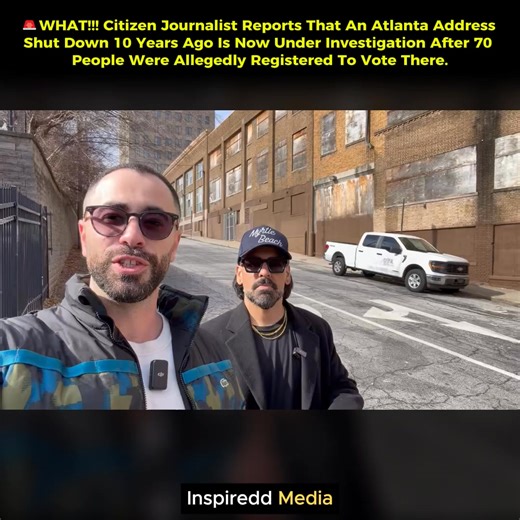 New You Inspired on Instagram: "🚨 ELECTION FRAUD!!! A citizen journalist reports that an Atlanta address shut down 10 years ago is now under investigation after 70 people were allegedly registered to vote there. #atlanta #electionfraud #elections"