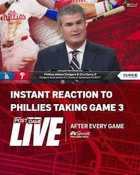 Phillies Postgame Live crew is FIRED UP after staving off elimination in Game 3 of NLDS 💪