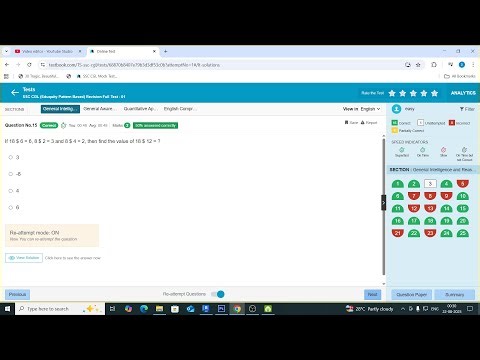 Reasoning Practice for ssc cgl 2025