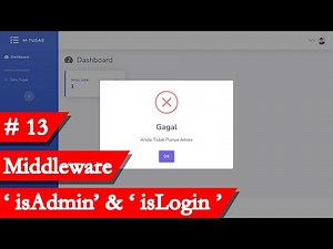 Laravel 11 Tutorial Part 13 - How to Create a Task Management Application - isAdmin and isLogin M...