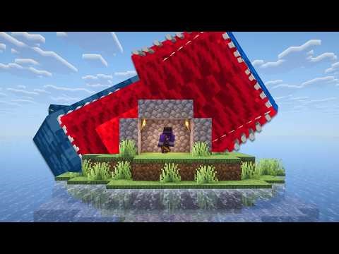 Can I ESCAPE the most DANGEROUS ISLAND in Minecraft?