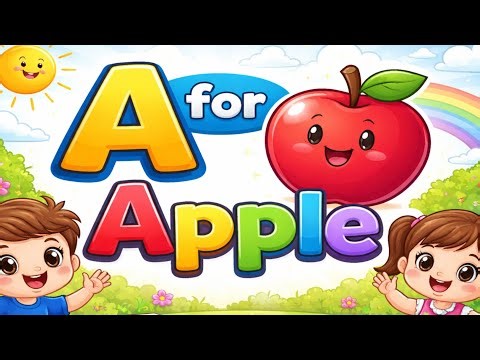 A for Apple 🍎 | My First Alphabet | ABC Learning for Kids