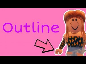 How To Outline a Roblox Character For Thumbnails!!