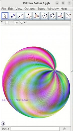 Geogebra Patterns| Beautiful | Colourful