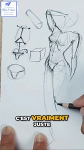 Technique pour dessiner le corps humain aisément | Le dessin | Facebook