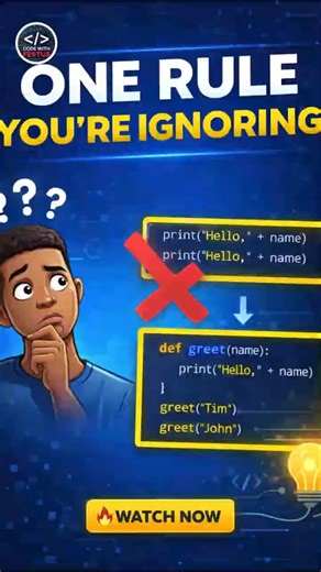 The One Python Rule Beginners Always Ignore #coding #pythonprogramming