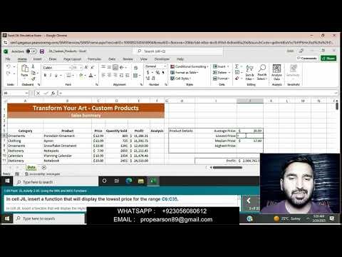 Excel 2A Simulation Exam | excel 2A Simulation Exam | Excel 2A and 2B Simulation Exam | excel 2A