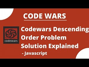 Rearrange the digits to create the highest possible number - Code wars Descending Order Problem