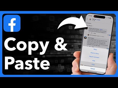 How To Copy And Paste On Facebook