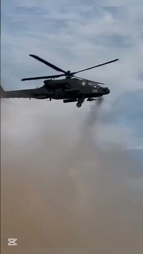 The Dangerous Sound of an Apache Helicopter 🚁🔥