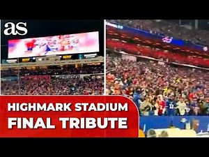 BUFFALO BILLS fans in tears as FINAL TRIBUTE to HIGHMARK STADIUM airs