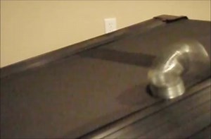 Slinky on a treadmill.