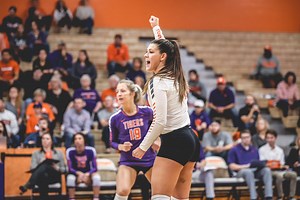 Thank you for your service and leadership to our program, Emily! #ClemsonFamily🧡💜 | Clemson Volleyball