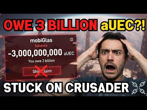 Star Citizen Gave Me a 3 BILLION Debt?! Stuck on Crusader - Total Fail Morning Log-In