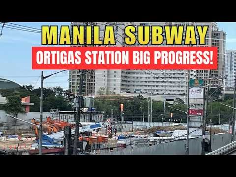Ortigas Station Progress: Manila Subway’s Game-Changer!