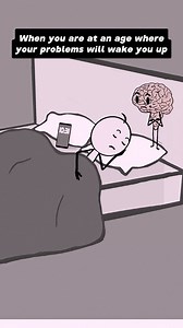 1.8M views · 32K reactions | When you are at an age where your problems will wake you up 藍 - #problem #animation #funny #relatable #humor #meme #funnyvideos #memes #comedy #joke #animations | Animated Rx | Facebook