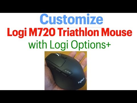 Customize Logi M720 Triathlon Mouse with Logi Options+ | Gestures, Advanced Click | Win11