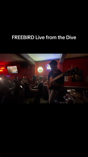 Freebird Guitar Solo Cover Live from the Dive Bar