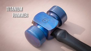 Making A TITANIUM FORGING HAMMER | Timothy Dyck