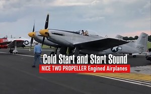 【现实飞行】 美妙的双发螺旋桨启动声音 - Cars and Engines