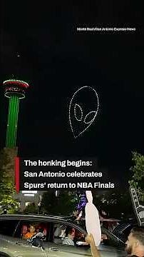 The honking begins: San Antonio celebrates Spurs' return to the NBA Finals