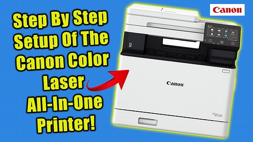 Watch Step By Step Setup Of The Canon MF753Cdw Color Laser Printer! on Amazon Live