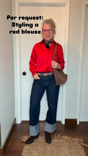 I had a sweet follower ask me to style a red blouse and between the chaos of my mom getting sick and the holidays the message got lost and I forgot, I happen to find it today. I’m so sorry this took so long and I hope it’s not too late. I pulled some items from my closet and I hope you like how I styled mine. FACEBOOK FRIENDS TAP HERE FOR THE LINK https://liketk.it/5HH1T Instagram friends comment SHOP and I will message you the link ❤️ I linked as much as I could, a couple items are older so I l