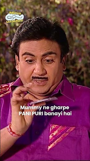 Mummy ne gharpe PANI PURI banayi hai ! #trending #funny #shorts #tmkoc #jethalal #tmkoc #comedy