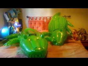 inflatable crocodile bestway 80' inflation