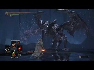 Pyromancer vs Darkeater Midir Boss Fight | Dark Souls 3 DLC