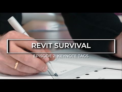 Creating a Keynote Tag and loading it to Revit.