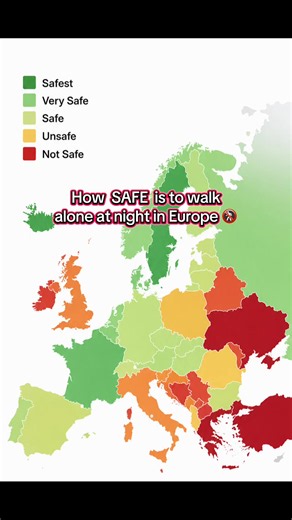 Europe’s Safest Countries to Walk Alone at Night