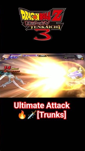SSJ Trunks (Ultimate Attack 🗡🔥) VS Frieza #dragonball #fzrgaming #دراغون_بول #ssj #trunks #frieza
