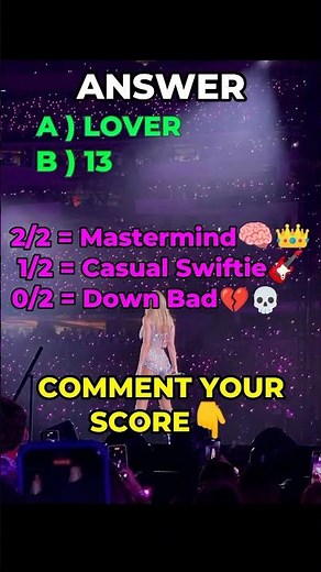 🤔 Can You Score 2/2 on This Taylor Swift Quiz? 👀