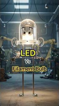 Day 45/365, LED vs Filament Bulb: Which is more efficient? #electrical #electronics #learneee