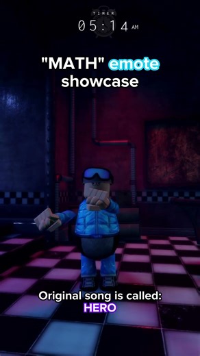 "MATH" emote showcase